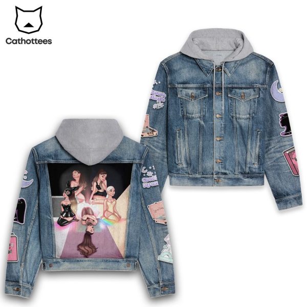 Ariana Grande Good Karma My Aesthetic Hooded Denim Jacket