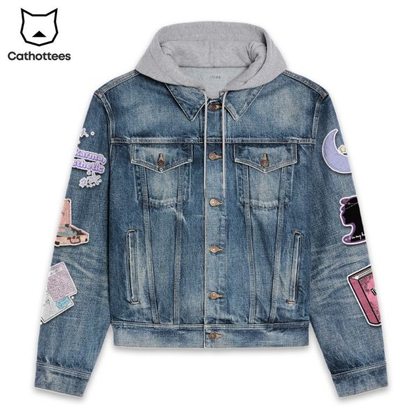 Ariana Grande Good Karma My Aesthetic Hooded Denim Jacket