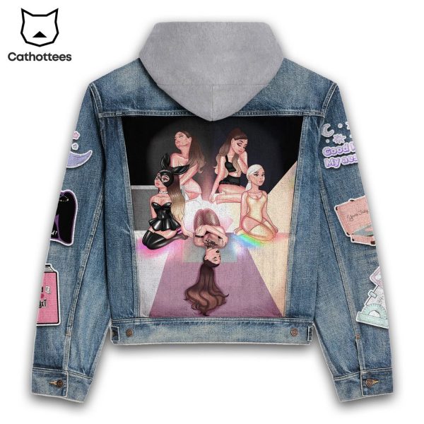 Ariana Grande Good Karma My Aesthetic Hooded Denim Jacket