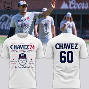 Atlanta Braves Jesse Chavez Get Coach To Texas 3D T-Shirt – White