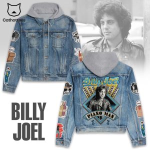 Billy Joel Piano Man Hooded Denim Jacket