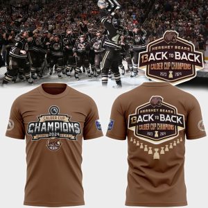 Calder Cup Hershey Bears Back to Back Champions 2024 3D T-Shirt