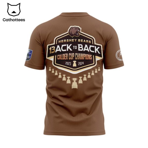 Calder Cup Hershey Bears Back to Back Champions 2024 3D T-Shirt