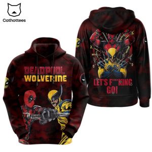 Deadpool And Wolverine Let F Go Design Hoodie