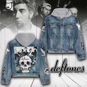 Deftones Band Design Hooded Denim Jacket