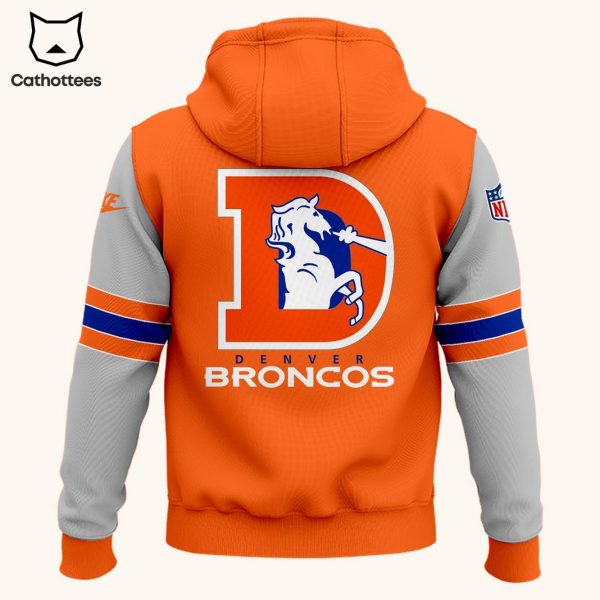 Denver Broncos Orange Crush Throwback 2024 Design Hoodie