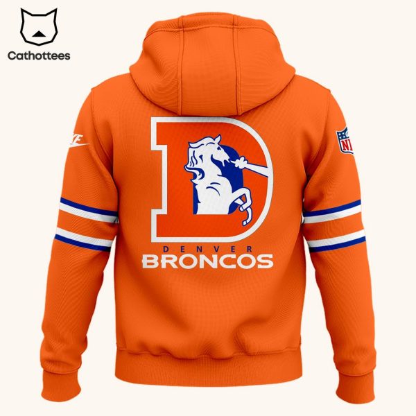 Denver Broncos Orange Crush Throwback 2024 Hoodie