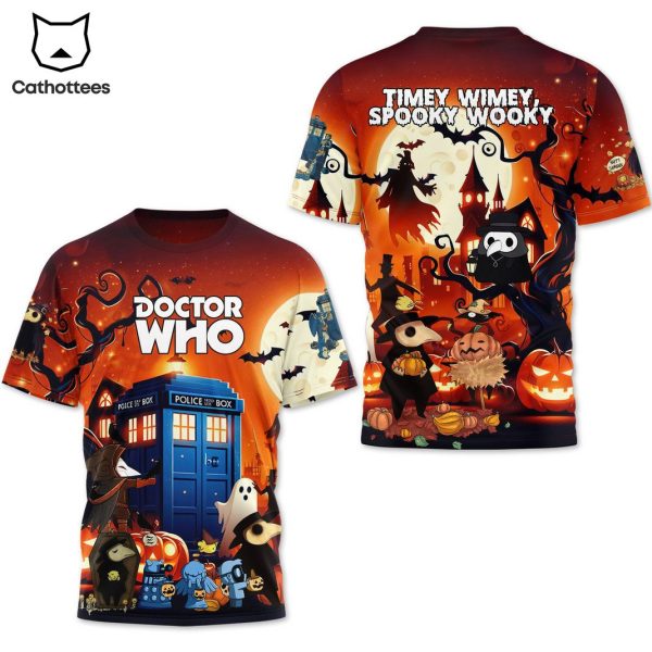 Doctor Who Timey Wimey Spooky Wooky 3D T-Shirt