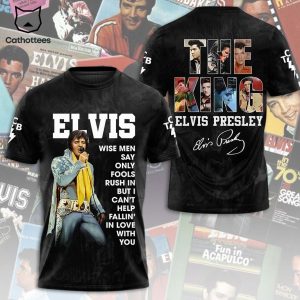 Elvis Presley The King Signature 3D T-Shirt