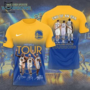 Farewell Tour Golden State Warriors Signature 3D T-Shirt