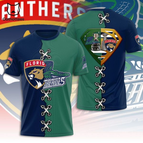 Florida Panthers x Florida Everblades 3D T-Shirt