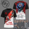 Foo Fighters Everything Or Nothing At All Tour 2024 3D T-Shirt