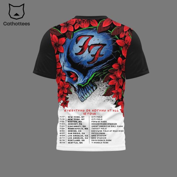 Foo Fighters Everything Or Nothing At All Us Tour 3D T-Shirt