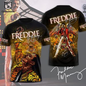 Freddie Mercury Signature 3D T-Shirt