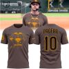 Jurickson Profar San Diego Padres Signature 3D T-Shirt – Black