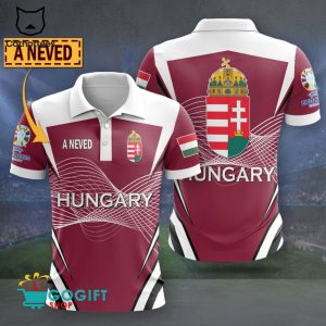 Personalized EURO 2024 Hungary Polo Shirt