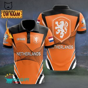 Personalized EURO 2024 Netherlands Polo Shirt