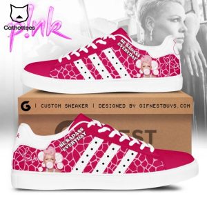 Pink Be Badass Everyday Stan Smith Shoes – White