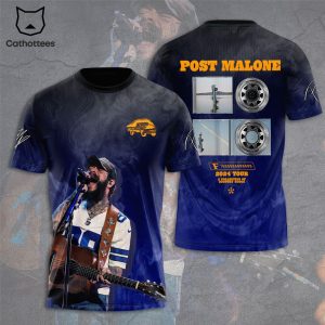 Post Malone 2024 Tour 3D T-Shirt