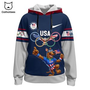 Scooby Doo Team USA Olympic Paris 2024 Design Hoodie