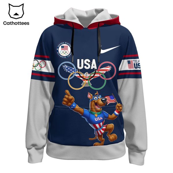 Scooby Doo Team USA Olympic Paris 2024 Design Hoodie