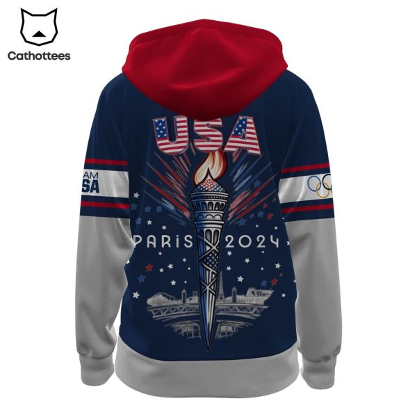 Scooby Doo Team USA Olympic Paris 2024 Design Hoodie