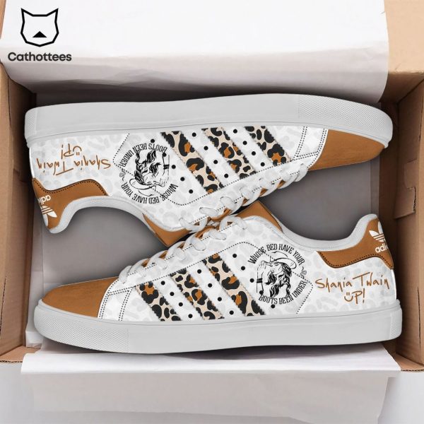 Shania Twain Up Stan Smith Shoes – White