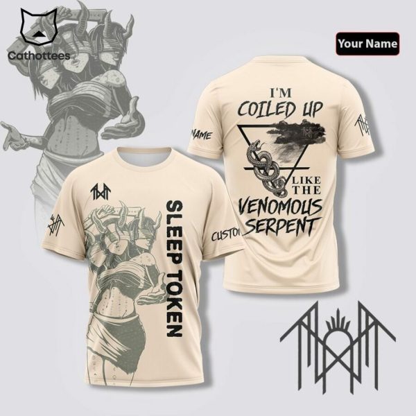 Sleep Token Im Coiled Up Like The Venomous Serpent 3D T-Shirt