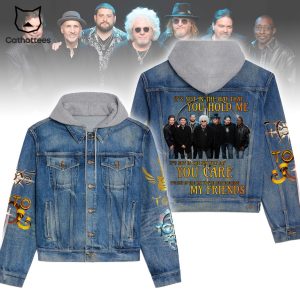 Toto – Hold The Line Hooded Denim Jacket