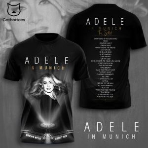 Adele In Munich The Setlist 2024 3D T-Shirt