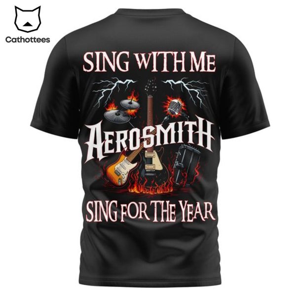 Aerosmith Sing With Me Sing For The Year 3D T-Shirt