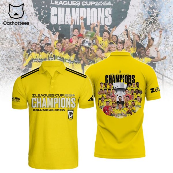 Columbus Crew Leagues Cup 2024 Champions Polo Shirt