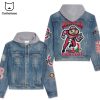 God First Family Second Then Florida State Seminoles Hooded Denim Jacket