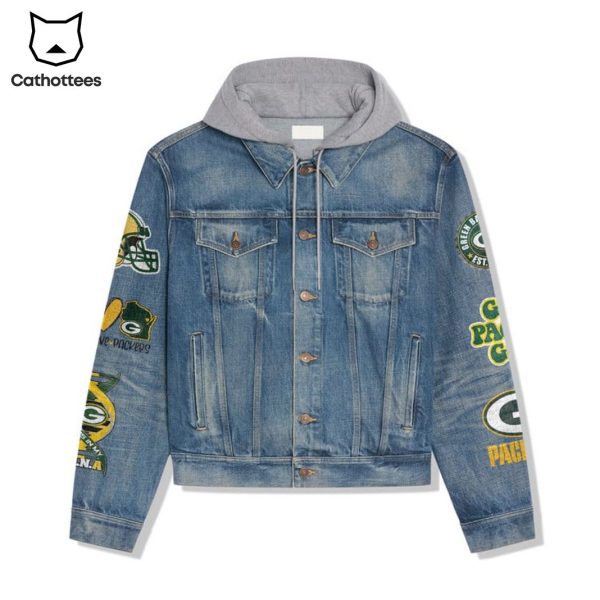 Green Bay Packers – Pacers Pride Since 1919 Design Hooded Denim Jacket