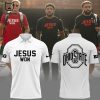 Jesus Won Ohio State Football Polo Shirt – Black