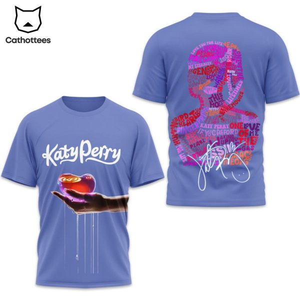 Katy Perry – Love You For Life Signature 3D T-Shirt