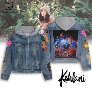 Kehlani Carsh Design Hooded Denim Jacket