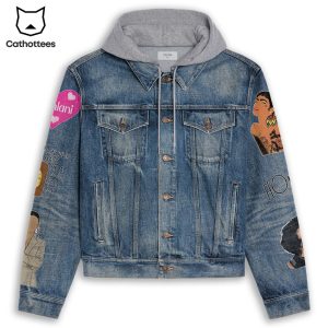 Kehlani Carsh Design Hooded Denim Jacket