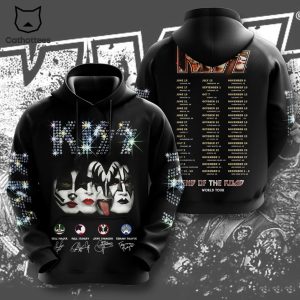 KISS Band – End Of The Road World Tour Siganture Hoodie