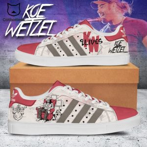 Koe Wetzel – 9 Lives Stan Smith Shoes – White