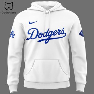 Los Angeles Dodgers Pilipinas Design White Hoodie