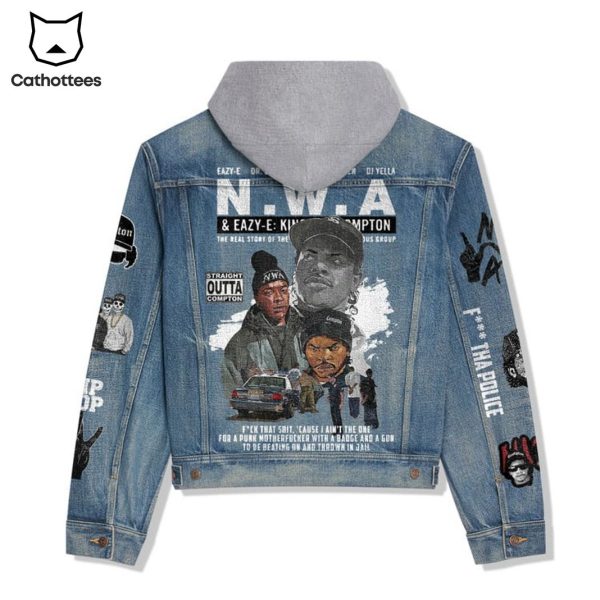 N.W.A. The Worlds Most Dangerous Group Hooded Denim Jacket