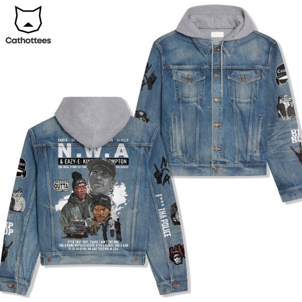 N.W.A. The Worlds Most Dangerous Group Hooded Denim Jacket