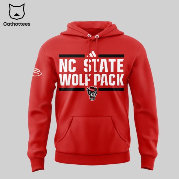 NC State Wolfpack Football Design Hoodie – Red