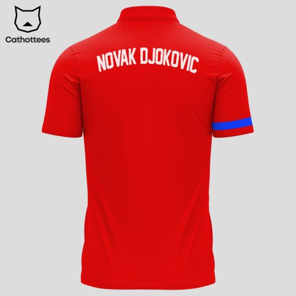 Novak Djokovic Olympic Gold Medal 2024 Polo Shirt