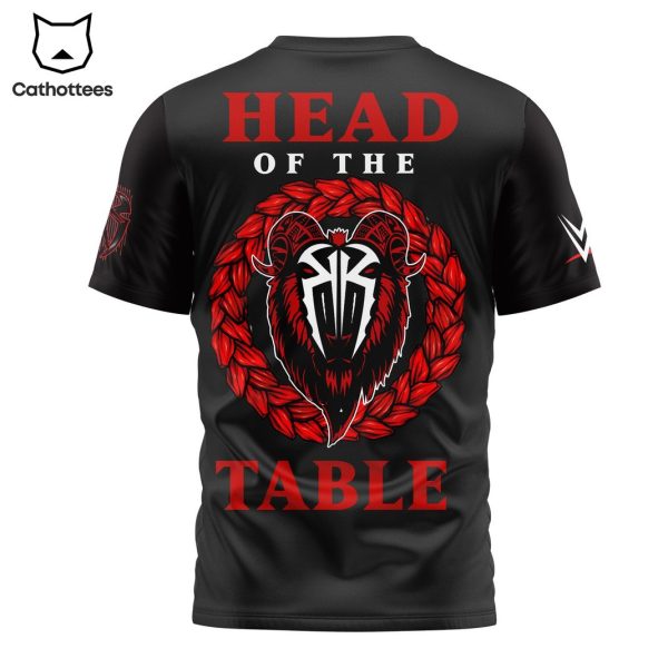 Roman Reigns OTC Head Of The Table 3D T-Shirt