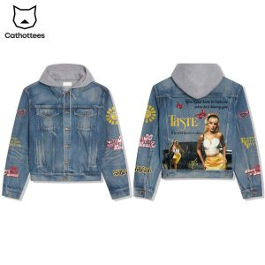 Sabrina Carpenter – Taste I Ve Been Known To Share Hooded Denim Jacket