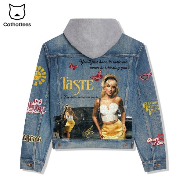 Sabrina Carpenter – Taste I Ve Been Known To Share Hooded Denim Jacket