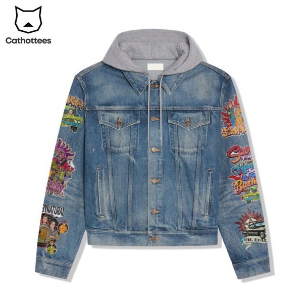 Scooby Doo Mystery Machine & Baby Hooded Denim Jacket