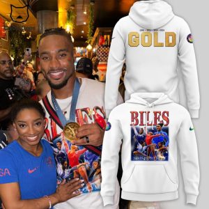 Simone Biles 2024 Paris Olympic Golden Girls Hoodie